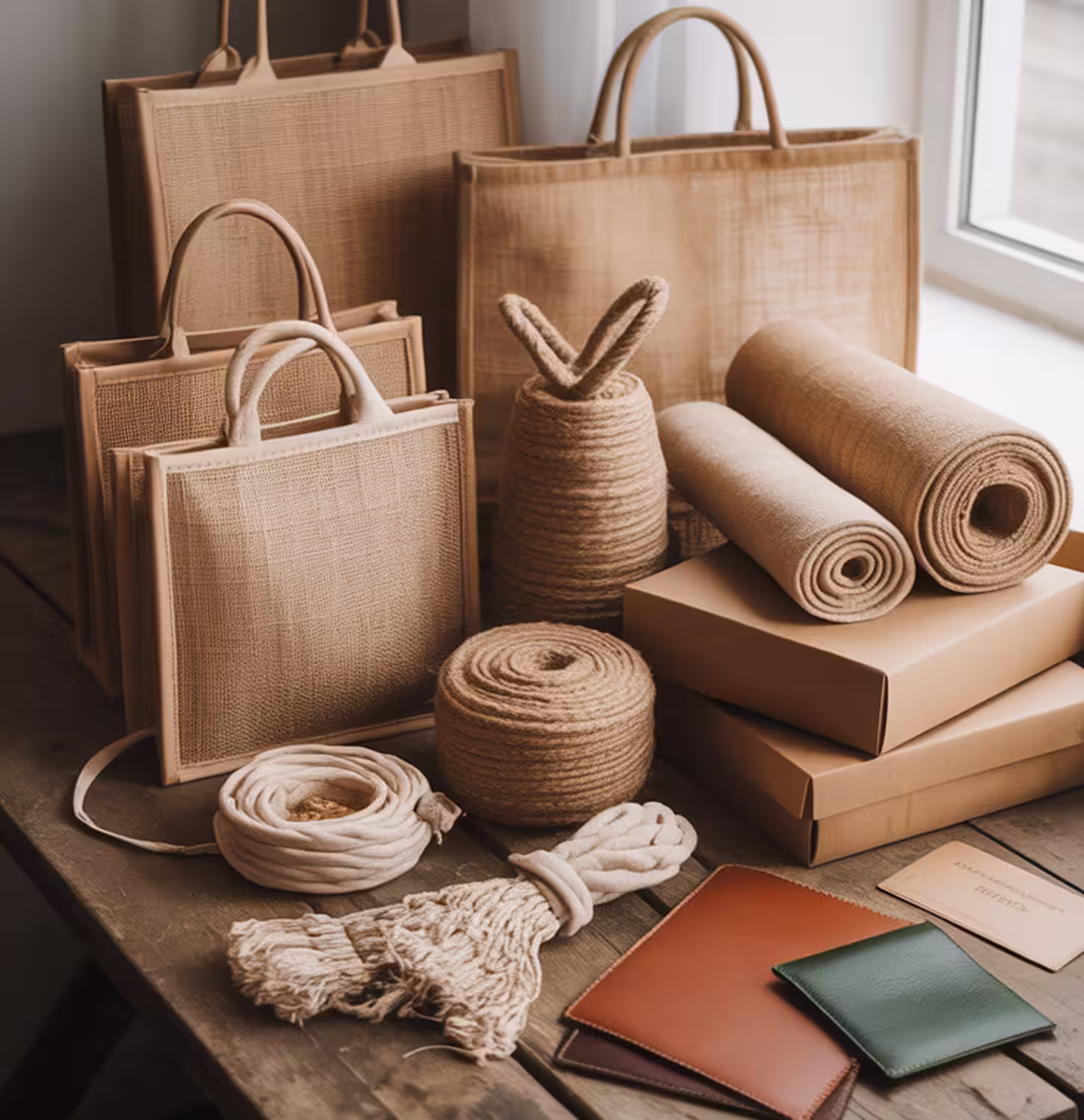 Shopping bags on orange chair